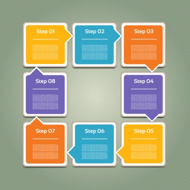 vektör ilerleme arka plan. ürün seçimi veya sürüm. 10 eps