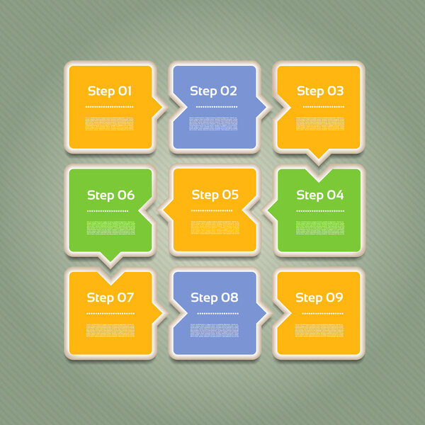 Vector Progress Background. Product choice or Version. eps 10