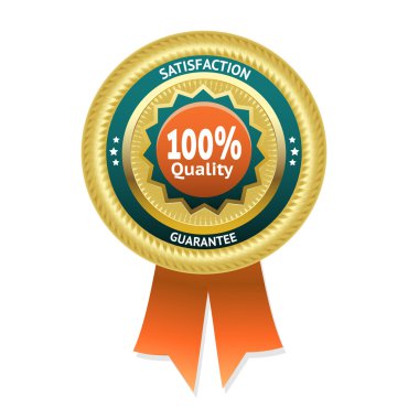 memnuniyet garantisi vektör etiketi