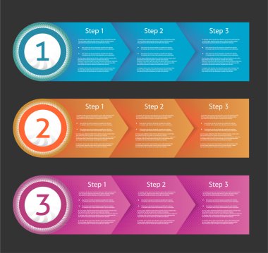 vektör kağıt ilerleme arka plan. ürün seçimi veya sürüm. EPS 10