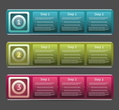 vektör ilerleme arka plan. ürün seçimi veya sürüm. 10 eps