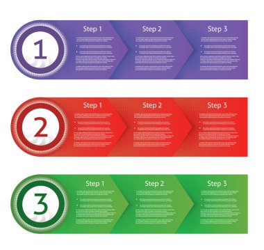 vektör kağıt ilerleme. EPS 10