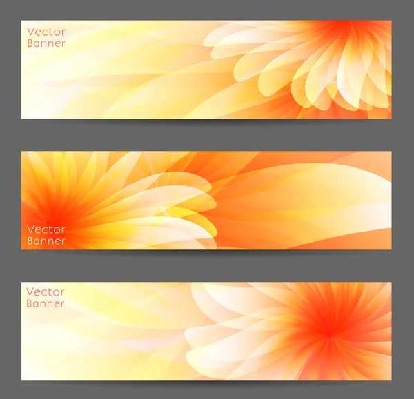 Abstract flower vector background. Brochure template. Banner. eps 10 — Stock Vector