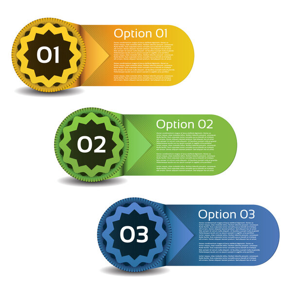 Фон векторного прогресса. Выбор продукта или версия. eps 10
