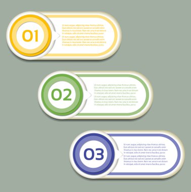 vektör kağıt ilerleme arka plan. ürün seçimi veya sürüm. EPS 10