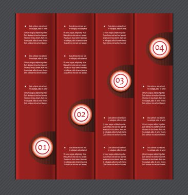 Kağıt afiş sayılı. vektör tasarım şablonu.