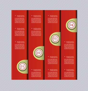 Kağıt afiş sayılı. vektör tasarım şablonu.