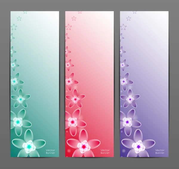 Abstrakt blomma vektor bakgrund. broschyr mall. banner. EPS 10 — Stock vektor