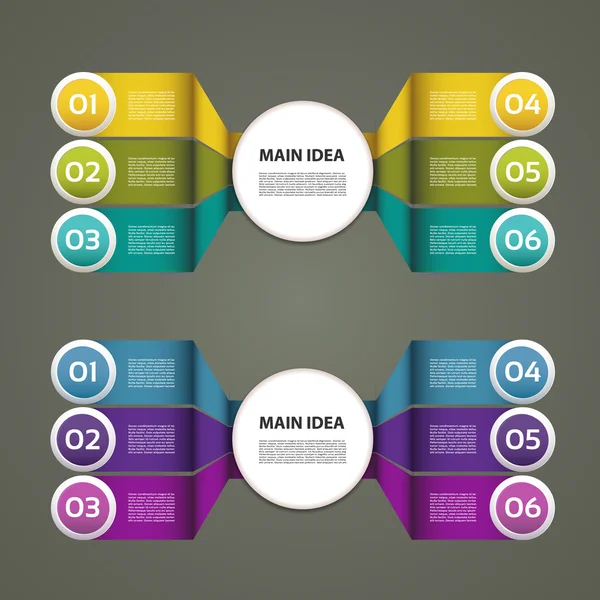vektör kağıt ilerleme arka plan. ürün seçimi veya sürüm. EPS 10