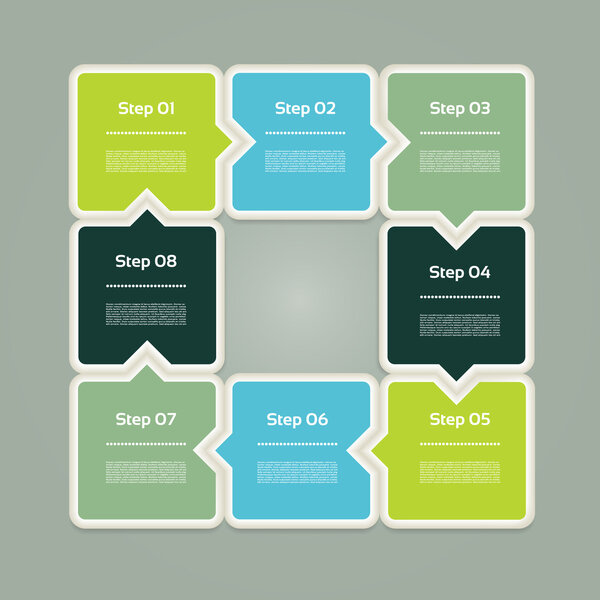 Vector Progress Background. Product Choice or Version. eps 10