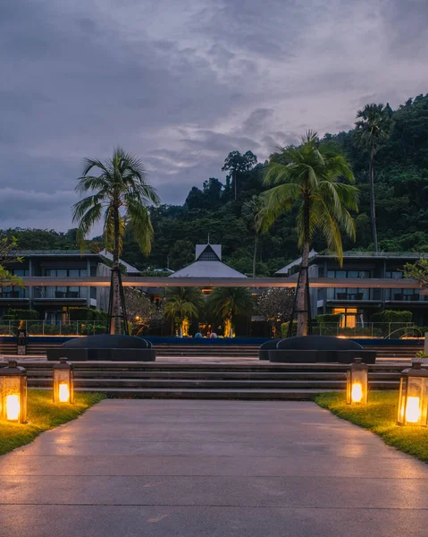 Tayland sahilinde lüks bir otel.