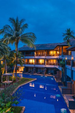 Tayland sahilinde lüks bir otel.