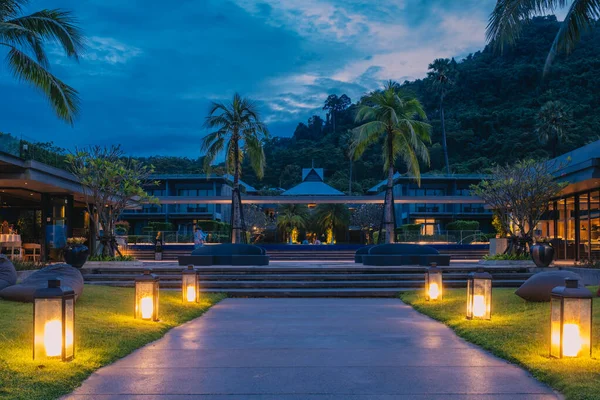 Luxe hotel aan het strand van Thailand — Stockfoto