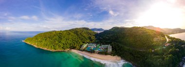 Phuket Tayland, Lüks tatil beldesi Le Meridien plaj beldesi Marriot, Tayland