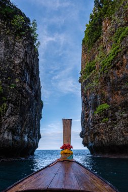  Koh Phi Phi Don Tayland, Maya Körfezi Koh Phi Tayland insansız hava görüntüsü
