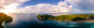 Koh Phi Phi Don Tayland, Maya Körfezi Koh Phi Tayland insansız hava görüntüsü