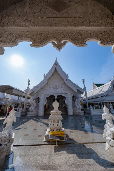 Nan Thailand, white temple in Nan Thailand — Stock Photo, Image