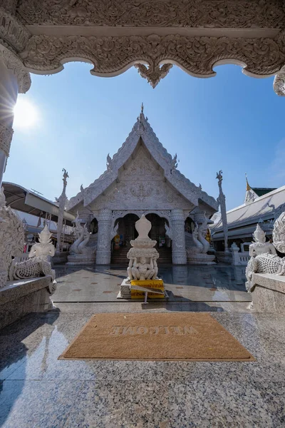 南タイ、南タイの白い寺院 — ストック写真