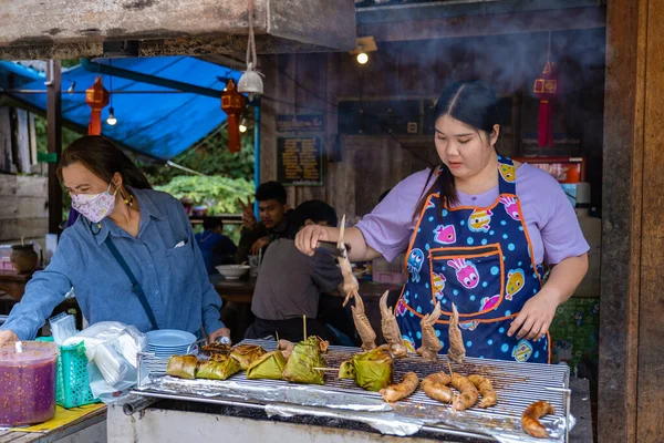 Mae Kampong Pang Klang Köyü Chiang Mai Tayland — Stok fotoğraf