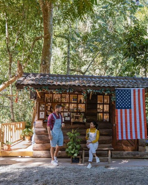 Mae Kampong Pang Klang χωριό στην Τσιάνγκ Μάι Ταϊλάνδη — Φωτογραφία Αρχείου