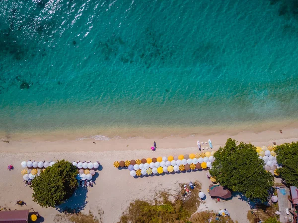 Koh Larn Island near Pattaya Thailand, tropical beach of Koh Larn Thailand , white beach with clear water ocean — 图库照片