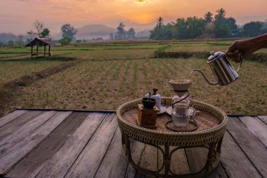 Nan Tayland 'da sabah kahvesi.