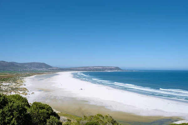Прекрасний пляж з білого піску Нордгук вздовж піку Чапмен на Кейптауні (ПАР) — стокове фото