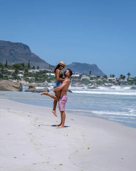 Clifton beach Ciudad del Cabo Sudáfrica, playa de arena blanca Clifton — Foto de Stock