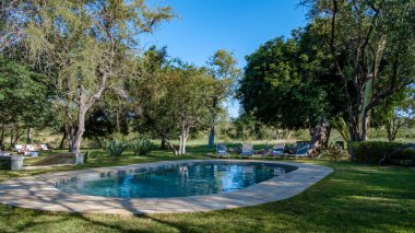 Güney Afrika 'da lüks safari kulübesi