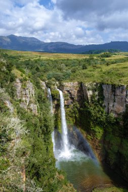 Güney Afrika 'da Panorama rotası, Sabie' de yeşil Berlin suyu, Mpumalanga 'da Graskop, Güney Afrika