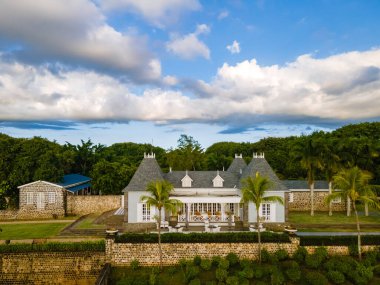 Mauritius Nisan 2022, Chateau Mon Desir Mauritius İHA ile yukarıdan