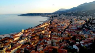 Menton France, Cote d Azur France, Menton 'un eski kısmı, Provence-Alpes-Cote dAzur, Fransa