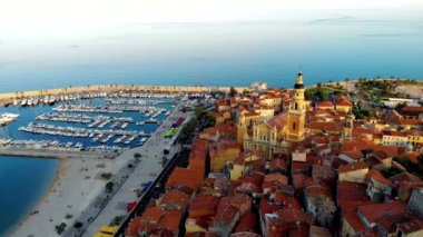 Menton France, Cote d Azur France, Menton 'un eski kısmı, Provence-Alpes-Cote dAzur, Fransa