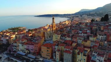 Menton France, Cote d Azur France, Menton 'un eski kısmı, Provence-Alpes-Cote dAzur, Fransa