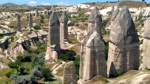 Cappadoce Turquie Goreme Goreme Musée Plein Air Classé Patrimoine Mondial — Video
