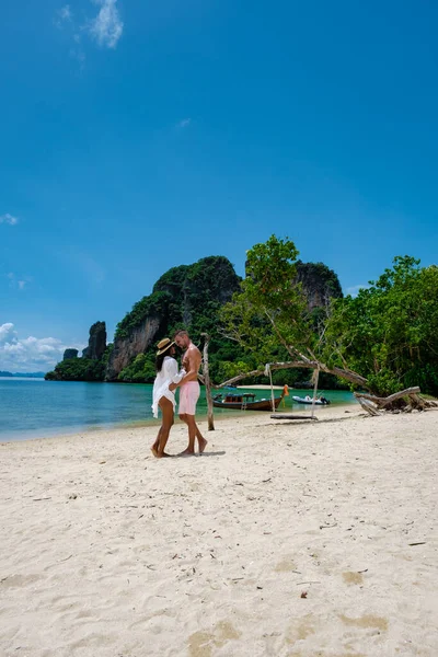 Koh Phakbia Island Koh Hong Krabi Beautiful White Sandy Beach — Stock Photo, Image