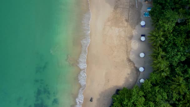 Lanta Krabi Tailândia Praia Branca Tropical Koh Lanta Tailândia Ilha — Vídeo de Stock