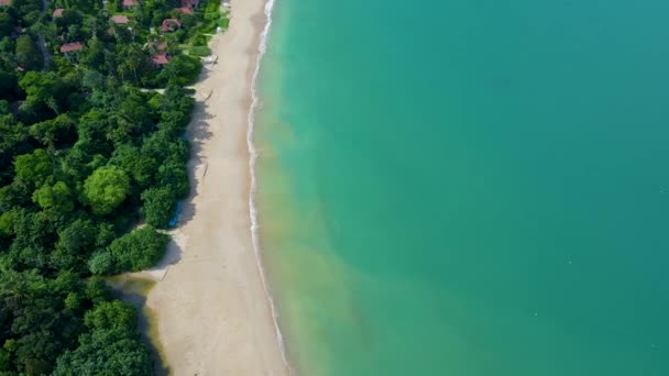 Lanta Krabi Thailandia Spiaggia Tropicale Bianca Koh Lanta Thailandia Isola — Video Stock