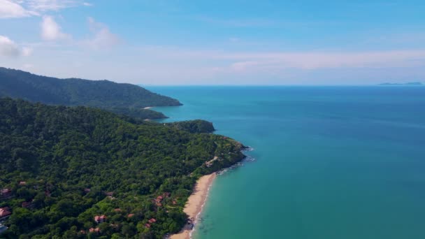 Lanta Krabi Thailand Tropischer Weißer Strand Bei Koh Lanta Thailand — Stockvideo