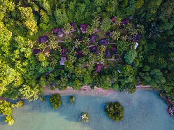 Railay Strand Krabi Thailand Tropisch Strand Van Met Backpacker Bamboe — Stockfoto