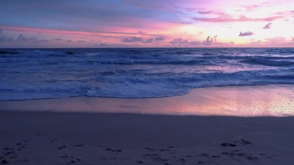 Pôr Sol Praia Phuket Tailândia Pôr Sol Colorido Durante Estação — Vídeo de Stock