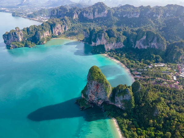 Railay Beach Krabi Thaïlande Plage Tropicale Railay Krabi Vue Panoramique — Photo