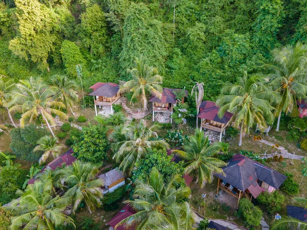 Railay Strand Krabi Thailand Tropisch Strand Van Met Backpacker Bamboe — Stockfoto