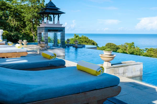 Koh Lanta Tayland Haziran 2022 Tayland Lüks Bir Otelin Havuzunda — Stok fotoğraf