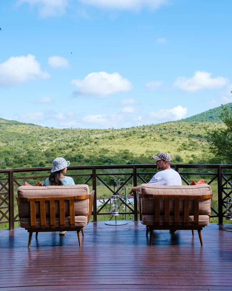 South Africa Kwazulu Natal Luxury Safari Lodge Bush Game Reserve — Zdjęcie stockowe