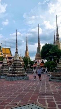 Wat Pho the Temple of the reclining Buddha, is the royal temple in the capital city of Bangkok, Thailand.