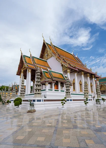 Bangkok Thailand Wat Suthat Thepwararam Ratchaworahawihan Temple Old City Bangkok — Stockfoto