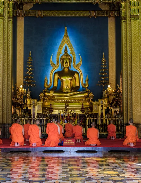 Wat Benchamabophit Temple Bangkok Thailand Marble Temple Bangkok Thai Buddhist — Stock Photo, Image