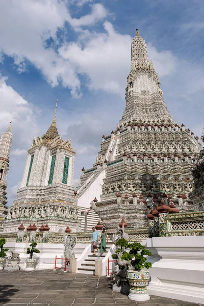 Wat Arun Temple Bangkok Thailand Temple Dawn Buddhist Temple Alongside — Stock Photo, Image