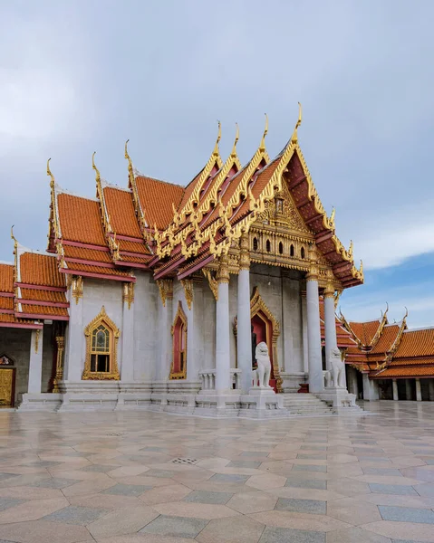 Wat Benchamabophit Temple Bangkok Thailand Marble Temple Bangkok Beautiful Buddhist — Stock Photo, Image
